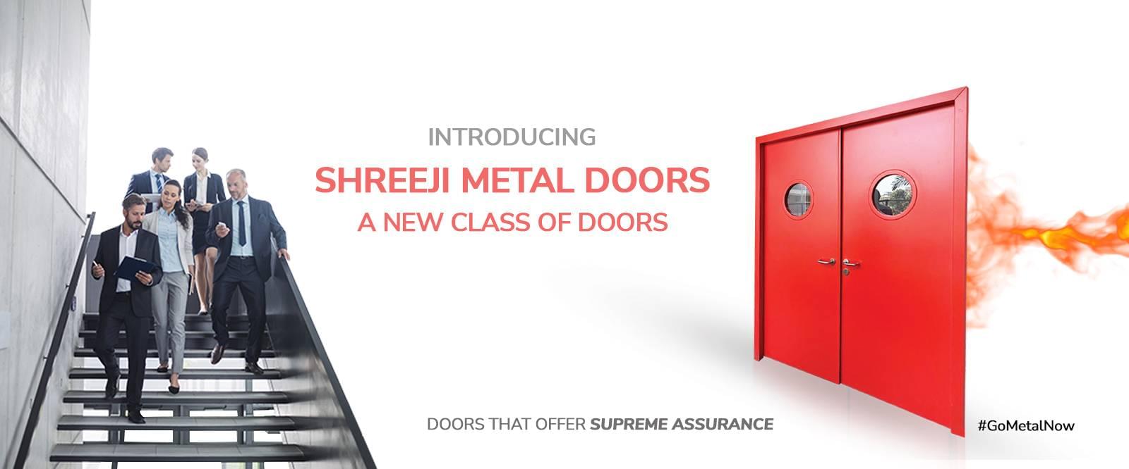 metal door home banner